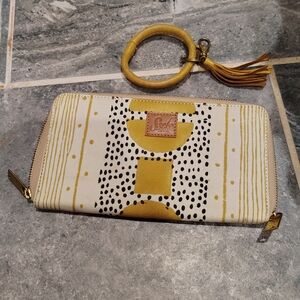 Sseko Solstice Convertible Wallet And Leather Bangle Keychain